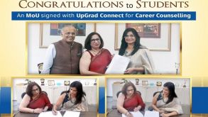 Seth Anandram Jaipuria Group of Schools signed an MOU with UpGrad Connect for Career Counselling