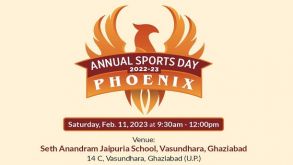 Annual Sports Day 2023 at Seth Anandram Jaipuria School Vasundhara on Feb 11, 2023